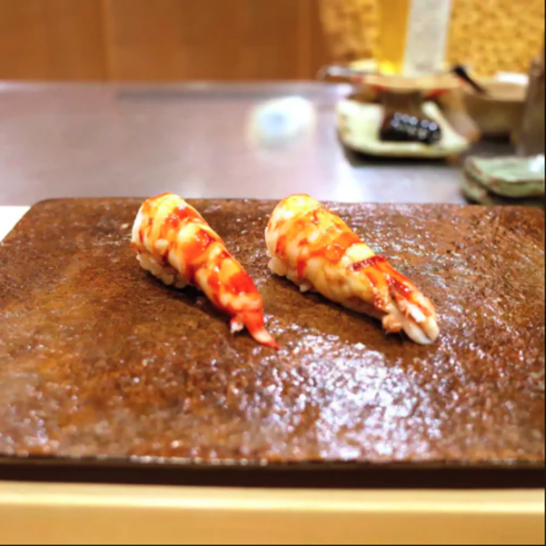 Shirimp sushi of Sushi Hoshiyama