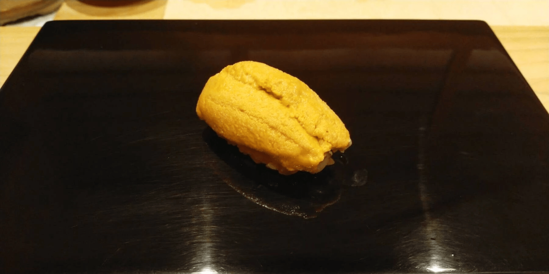 Sea urchin sushi of Sushi Ryusuke