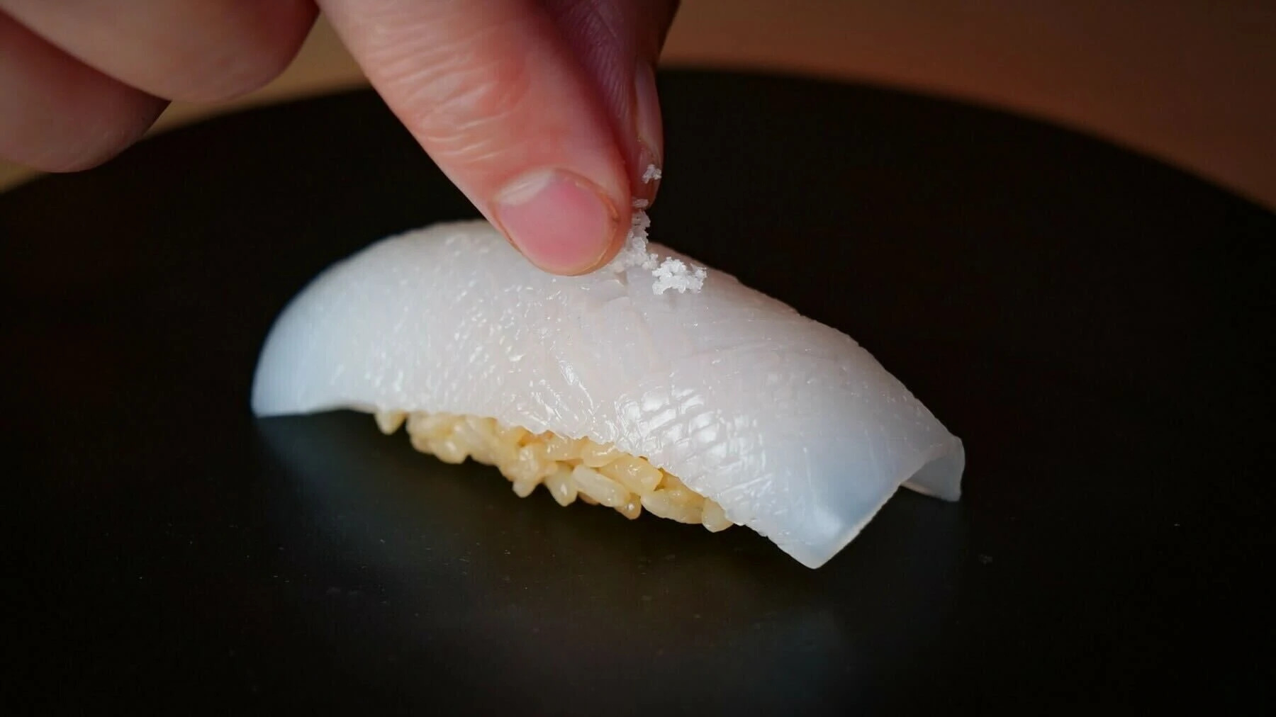 Squid sushi of Sushiya Yohei