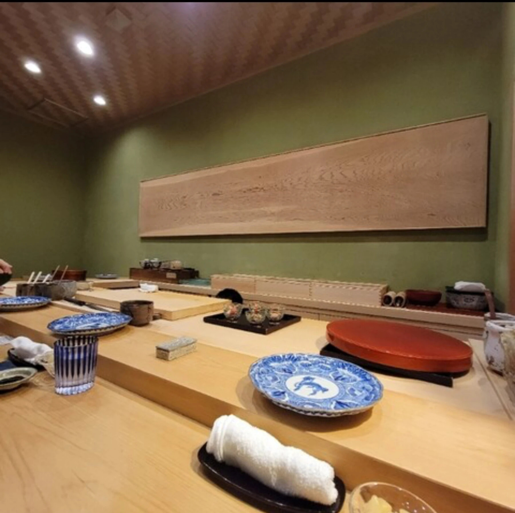 Interior of Sushi Dokoro Shin
