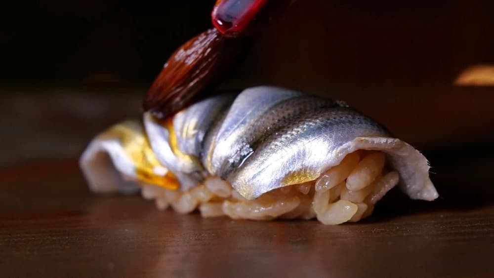 kohada sushi of Kyoto Saeki