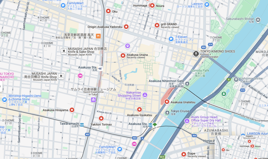 See all featured restaurants on Google Maps