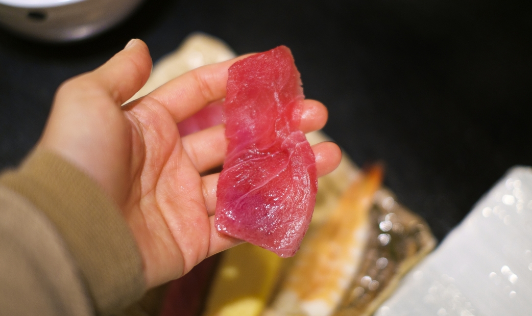 The procedure for making nigiri.