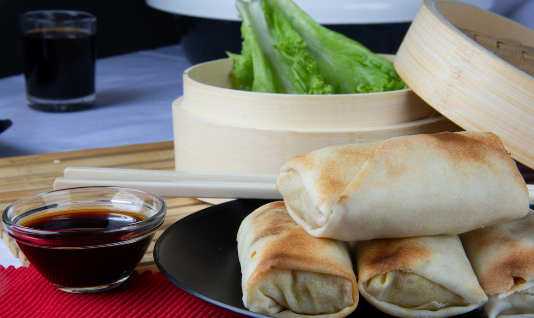 Grilled Spring Rolls