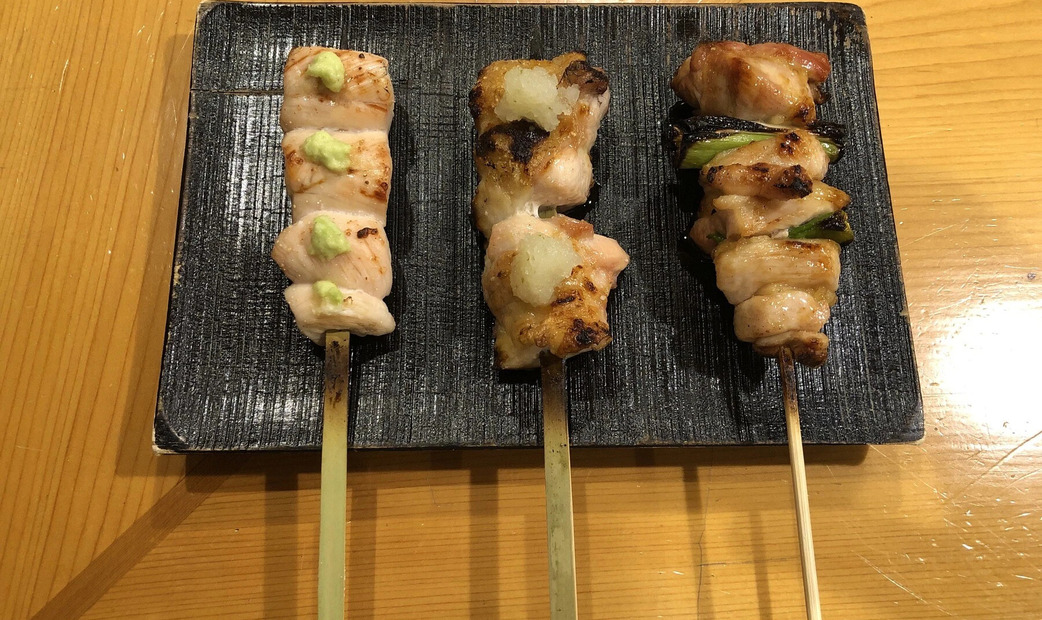  3 types of yakitori