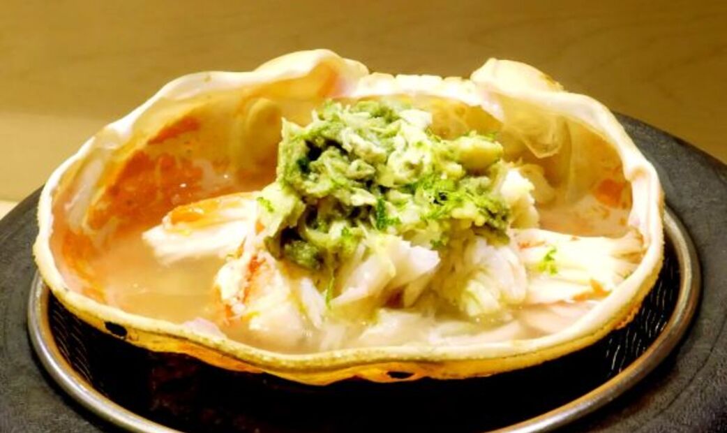 Crab dish of Ginza Fukuju