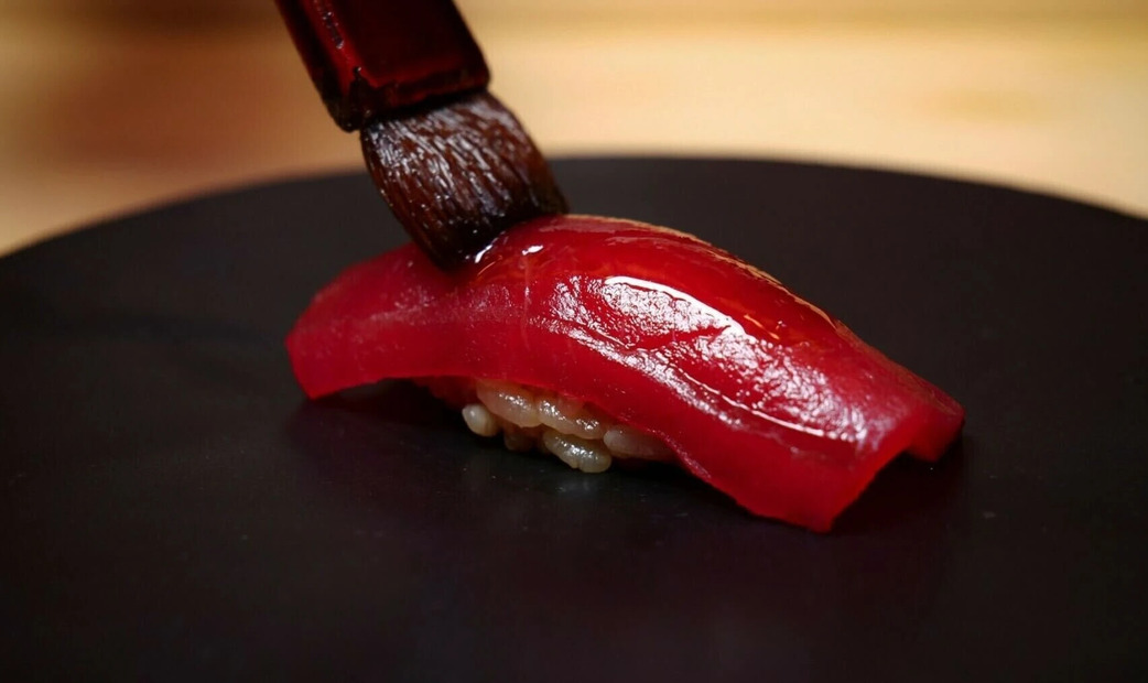 Tuna sushi of Sushiya Yohei