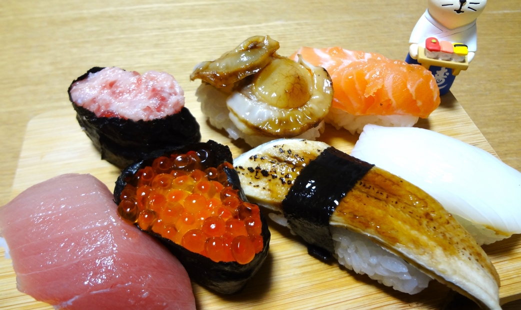 Image of sushi lunch