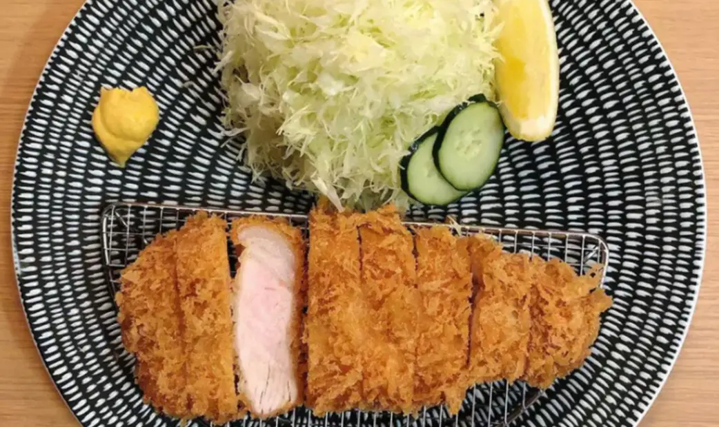 Tonkatsu with vegetable