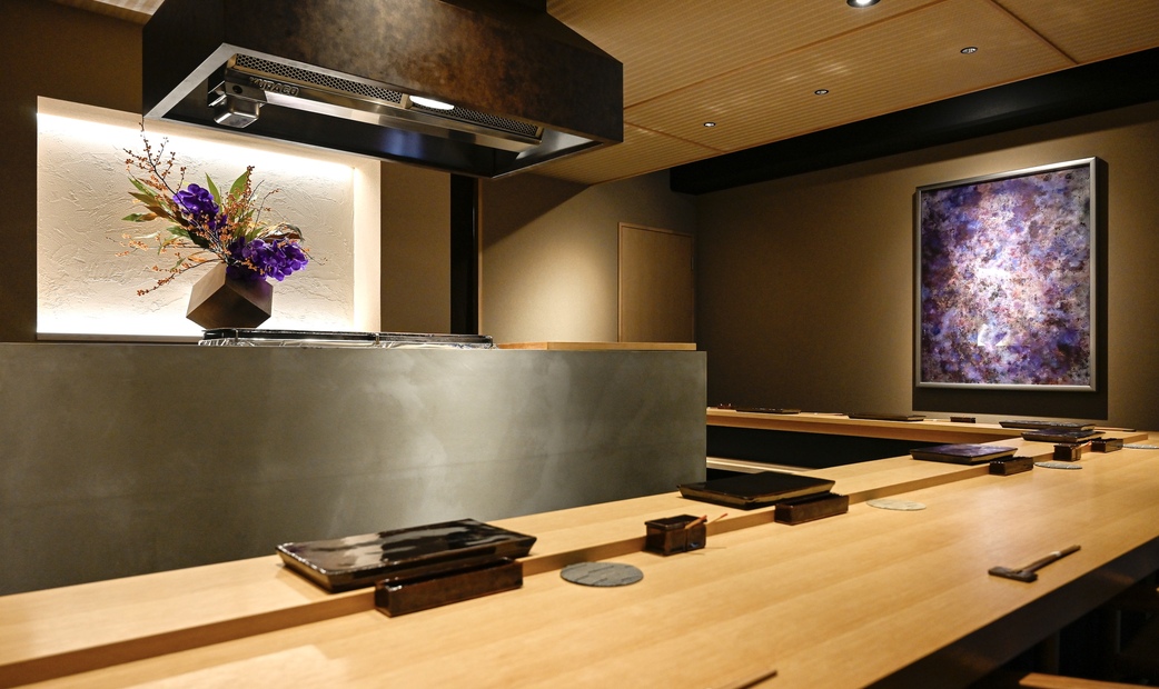 Interior of Yakitori Matsuoka