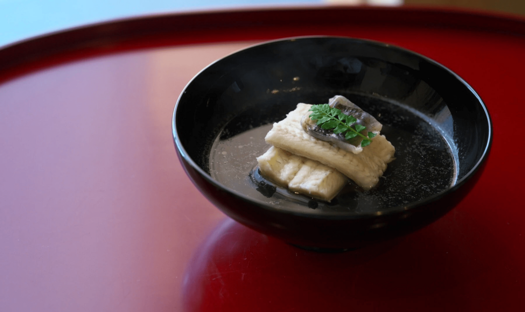 soup of grilled eel of Unotoki