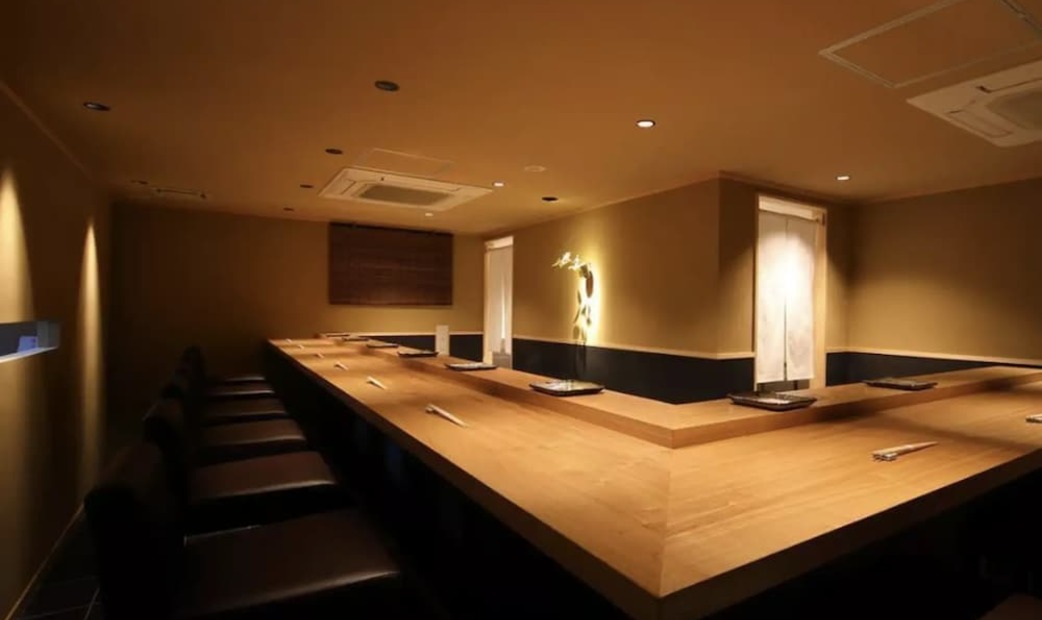 Interior view of Sushi Hayashi