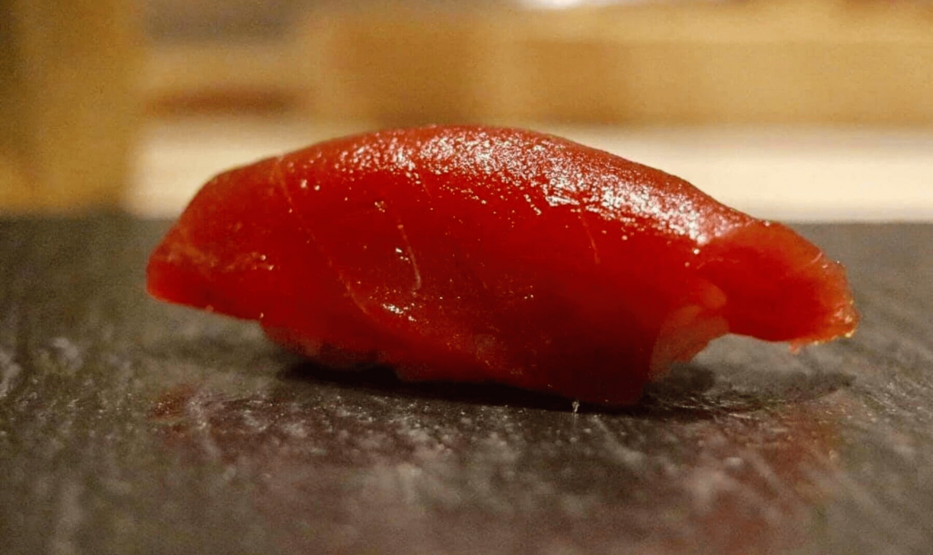 Tuna sushi of Sushi Rakumi