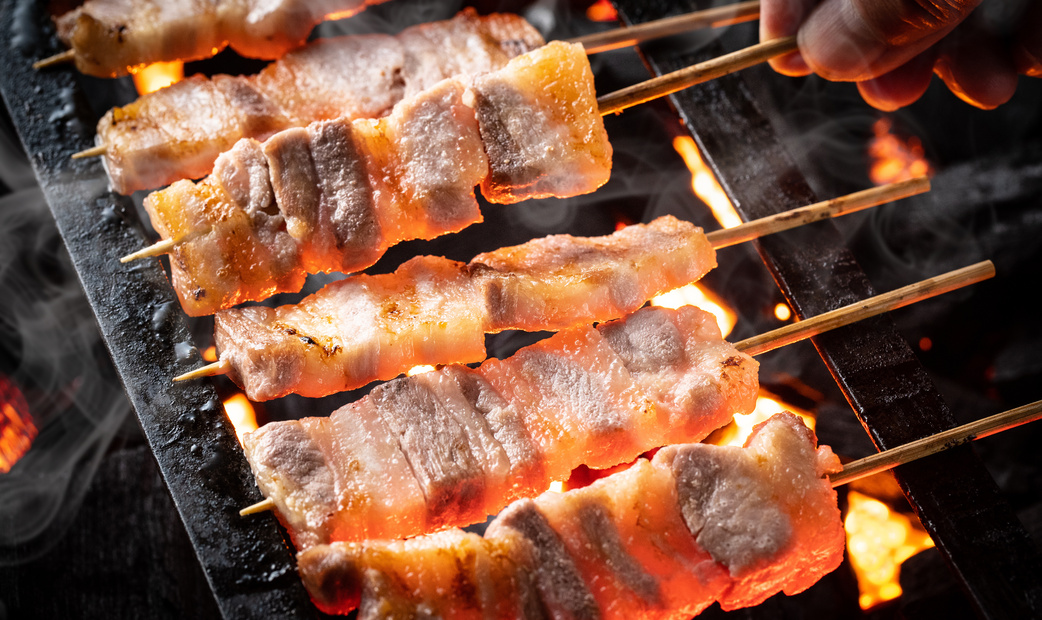 Butabara gushi (pork belly skewer)